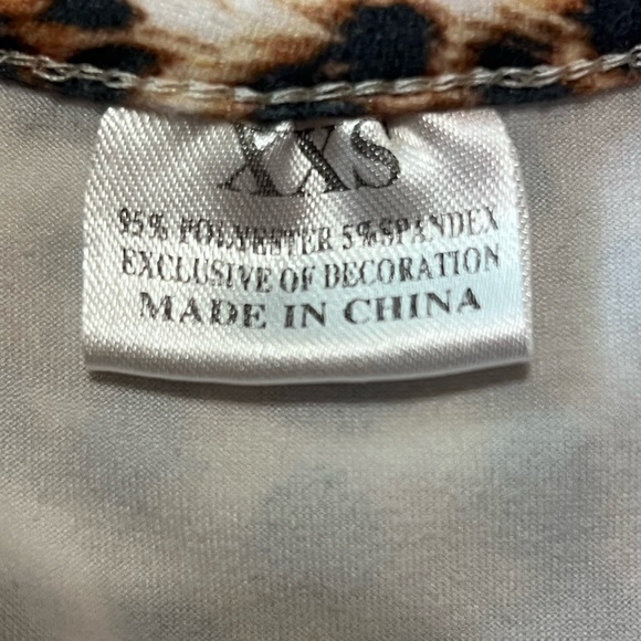 Boutique CHEETAH PRINT TWIRL DRESS, size XXS (6-9 months) - Picture 2 of 2